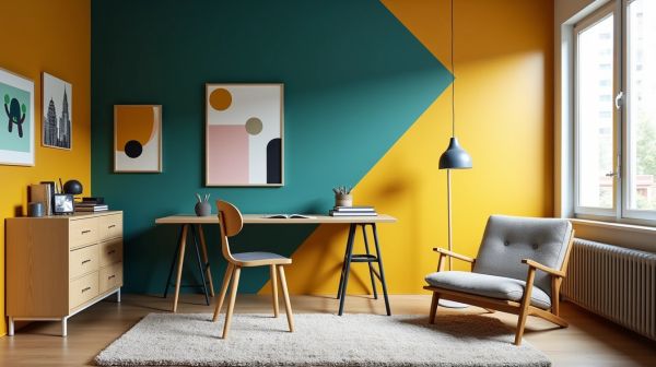 Idées créatives pour papier peint chambre ado moderne