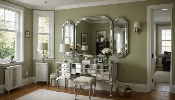 Comment utiliser les miroirs pour agrandir visuellement une petite chambre ?