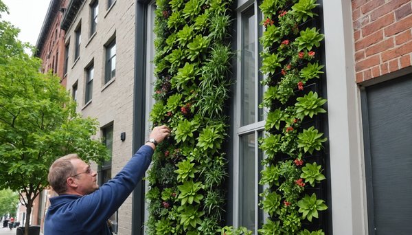 Installer un jardin vertical dans une maison de centre-ville