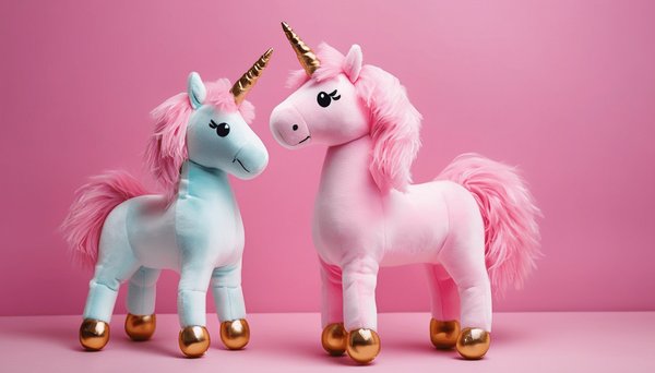 Découvrez les peluches licornes roses personnalisées idéales à offrir